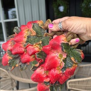 Strawberry Vintage Wall Plaques